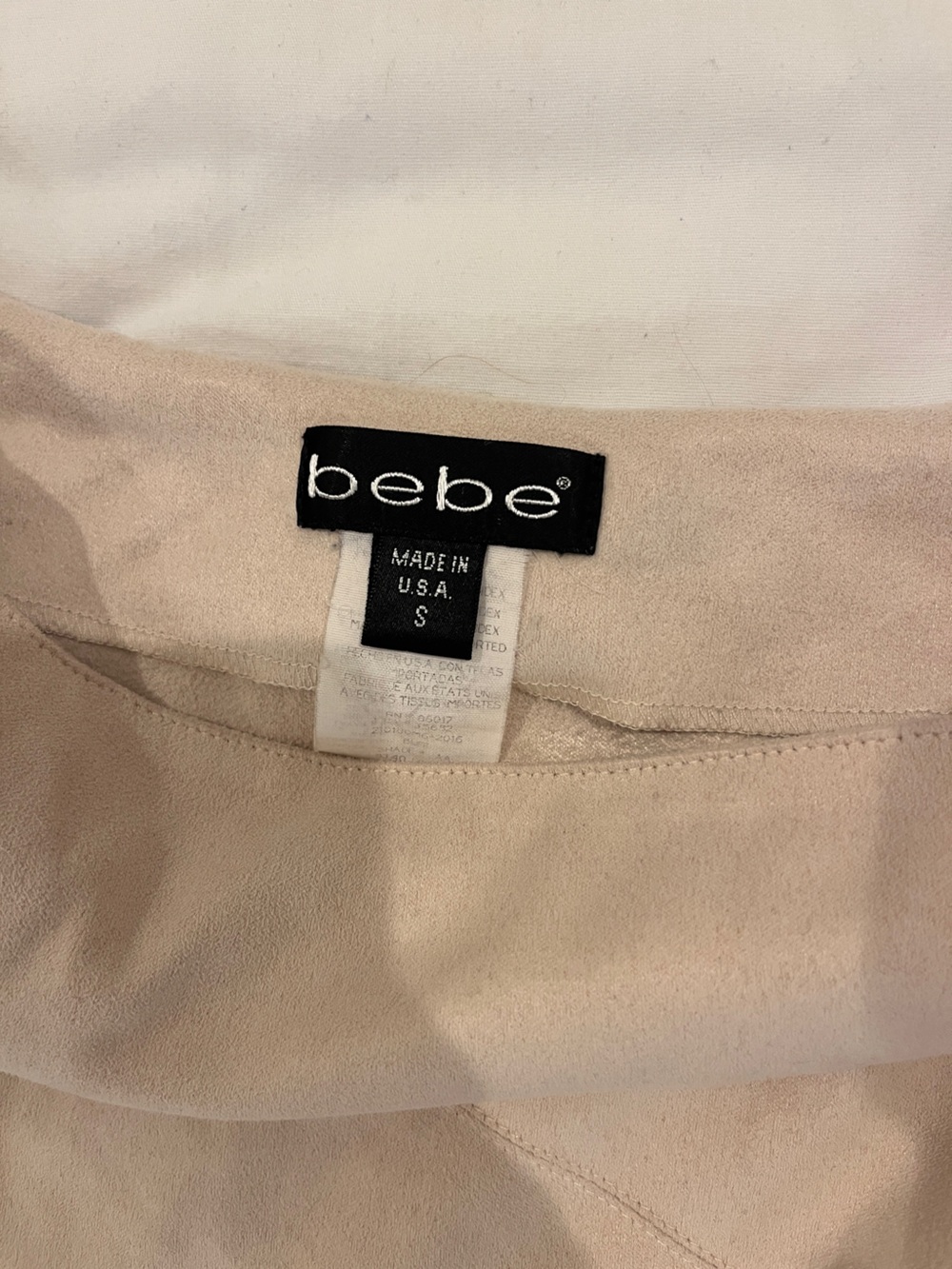 Bebe Suede Skirt